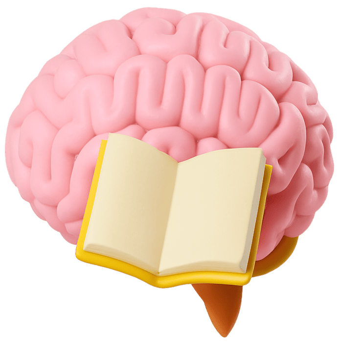 brain and book