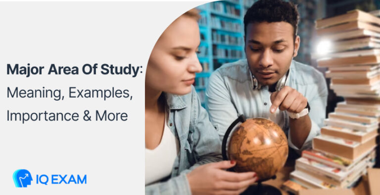 major field of study meaning example